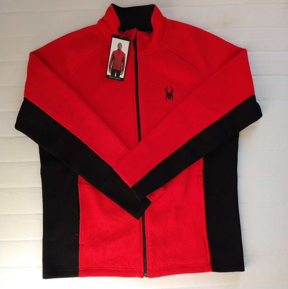 NWT🔥Spider//quarter zip up sweater